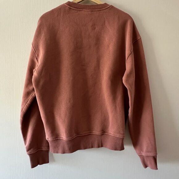 The Arrivals Studio Crewneck Sweater Sweatshirt Drop Shoulder Pink Size Small - Picture 7 of 7